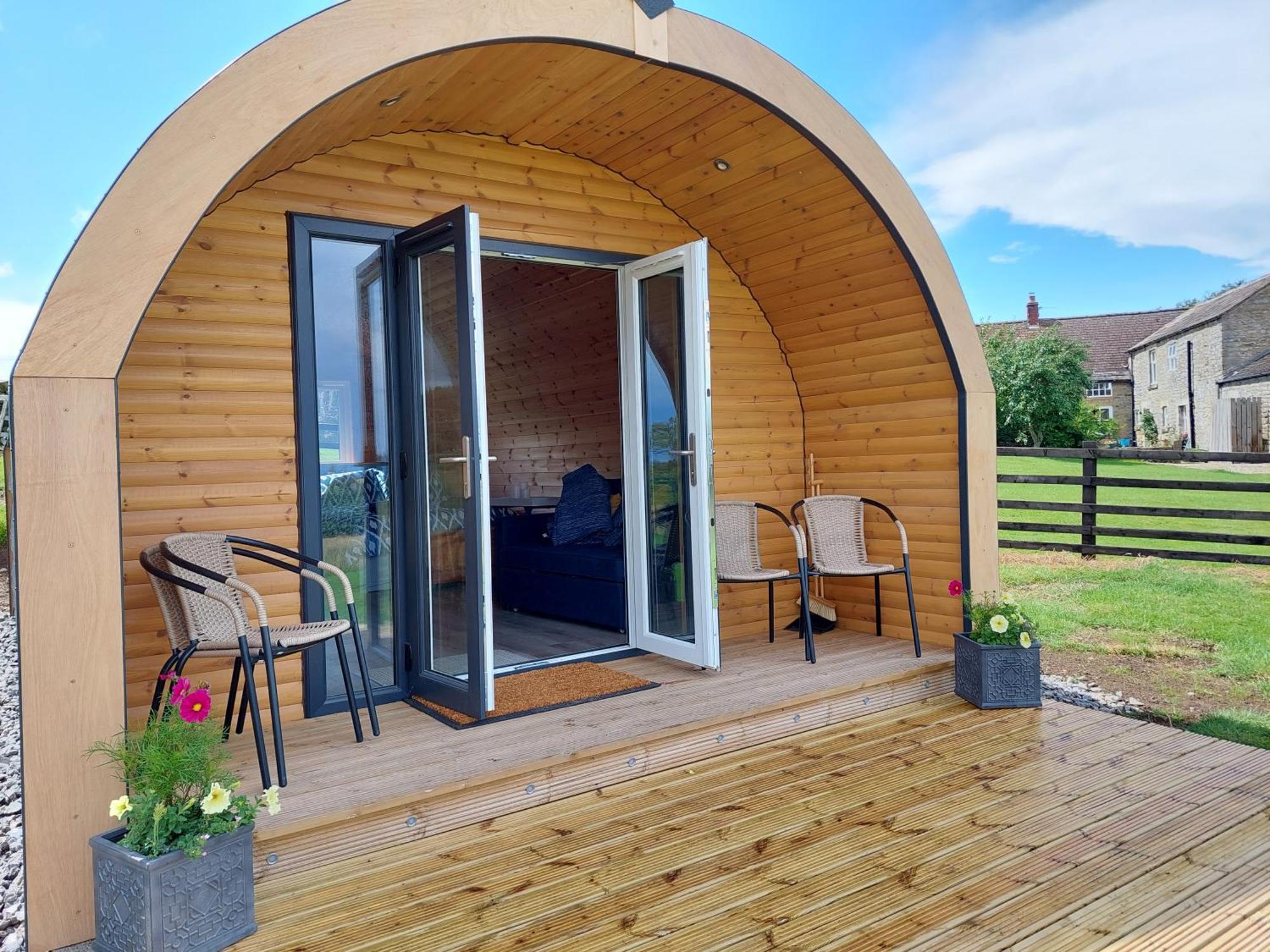 High Whashton Springs Glamping Pod, Richmond Yorks Apartment Ngoại thất bức ảnh